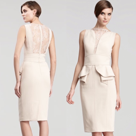 Elie Saab Dresses & Skirts - Elie Saab Perla Lace Inset Dress EUR 38 - US 8